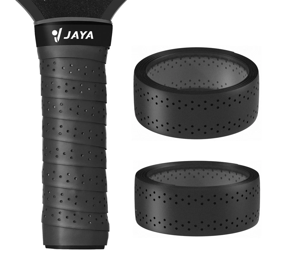 Pickleball Paddle Grip Tape, Pack of 2 Pickleball Overgrip Wrap, Black Pickleball Paddle Grip Tape, Pack of 2 Pickleball Overgrip Wrap, Black