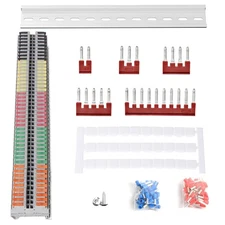 Terminal Block Kit, Rail Type Voltage Terminal, KV2.5B 600V 32A 28-12 AWG Compac