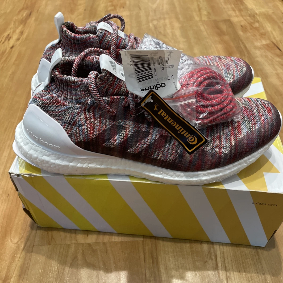 adidas x KITH UltraBOOST Mid Mens 6 Ronnie Fieg Aspen Pack Consortium White Rare The adidas Consortium x KITH Aspen Pack Features All-New  main image 3