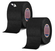 Wire Loom Cloth Tape 2 Rolls 2" x 49.2FT Heat Resistant Automotive Wrap