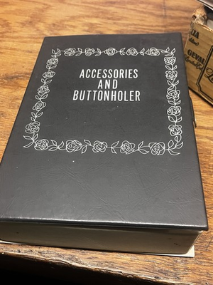 #ad Sears Kenmore Accessories and Buttonholer In Original Case With Parts As Shown $39.19