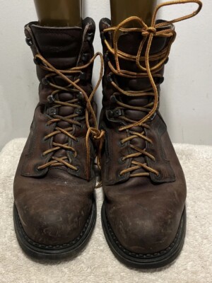 Red Wing 2238 Tall Steel Toe Brown Work Boots Mens 10 H Leather | eBay