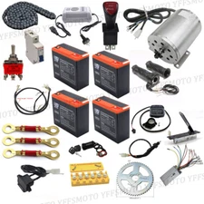 48V 1800W DC Electric Brushless Motor + Full Kit for ATV Quad Buggy Golf Cart US