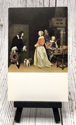 The Suitor's Visit by Ter Borch National Gallery of Art Postcard
