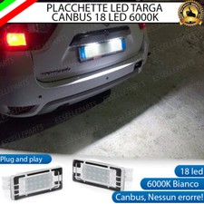 PLACCHETTE A LED LUCI TARGA 18 LED SPECIFICHE NISSAN TERRANO II 6000K NO ERROR