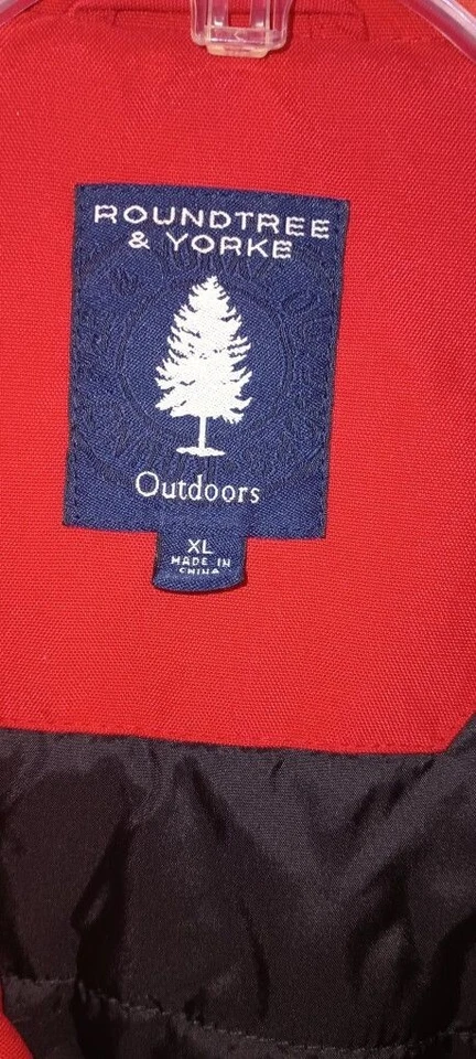 Abrigo de invierno premium para hombre resistente a la intemperie hinchado aislado Roundtree y York talla XL Foto 3 de 4