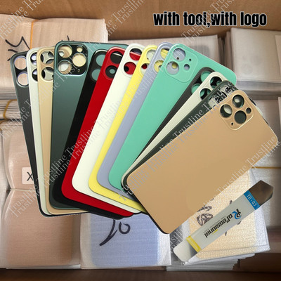 Back Glass Replacement Cover Big Hole For iPhone 13 12 11 Pro Max XR XS SE X 8 7