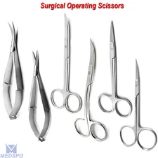 Medical Tissue Suturing Micro Eye Surgery Operating Dental Surgical Scissors CE