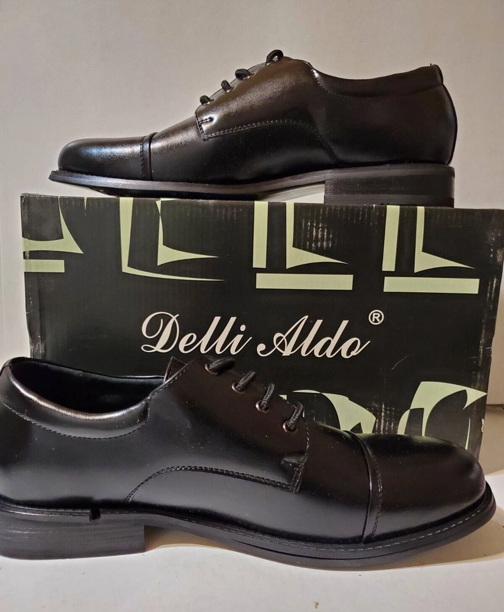 Delli Aldo Men s Cap Toe Oxford Classic Formal Business Dress
