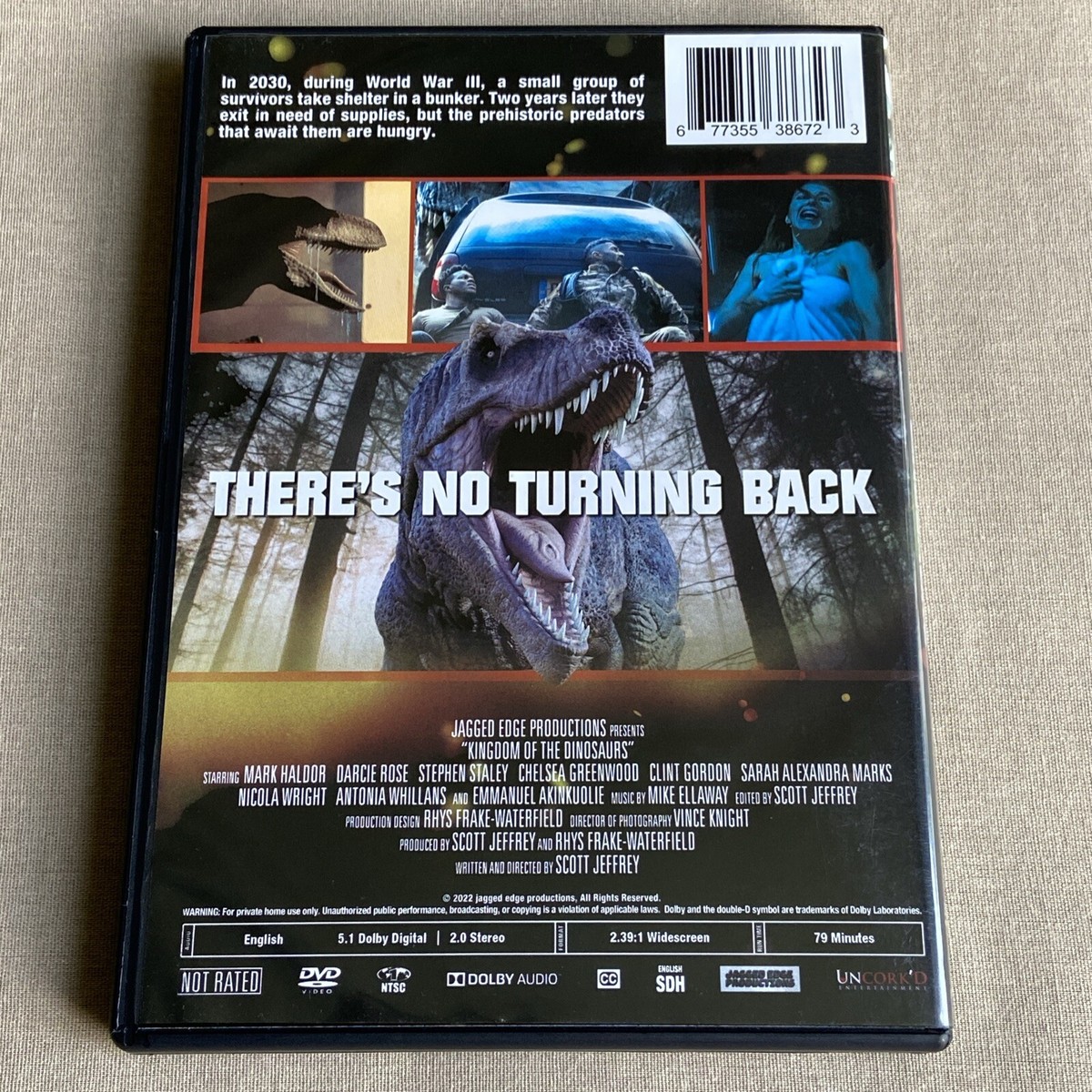 Kingdom of the Dinosaurs (DVD 2022) WWIII Sci-Fi Thriller
