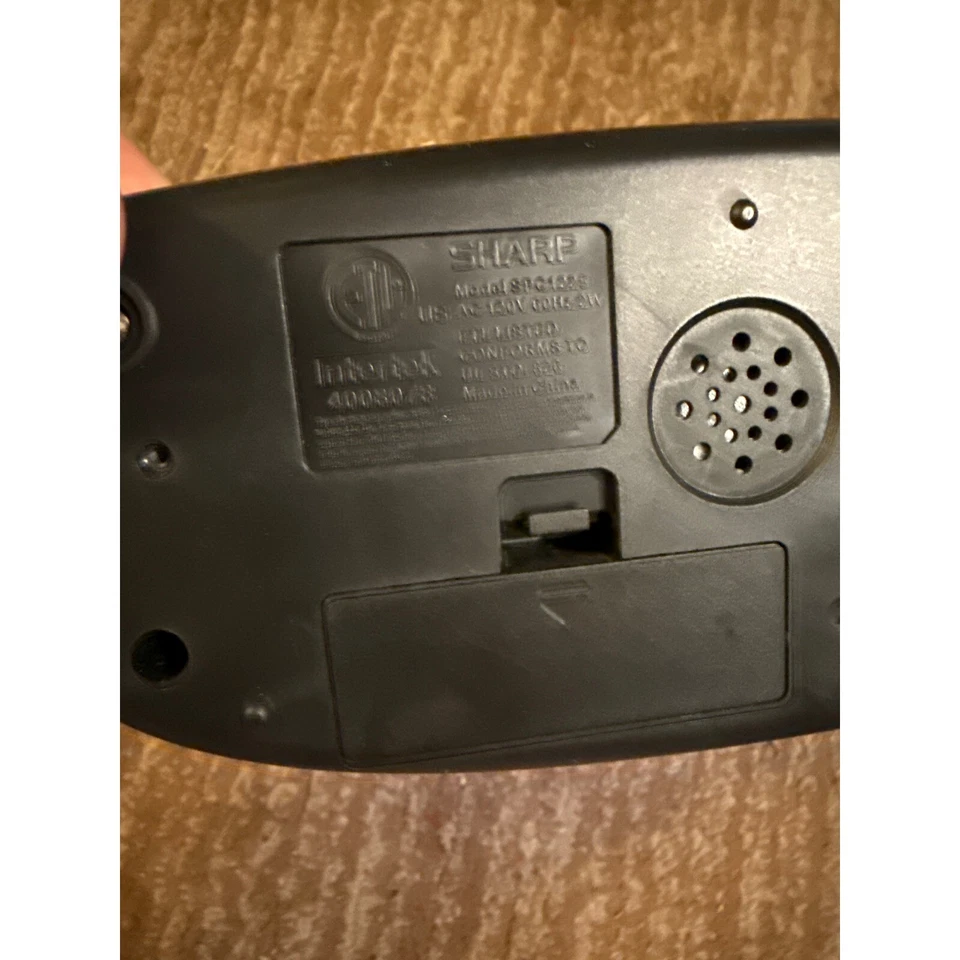 Sharp Digital Alarm Clock with Night Light Snooze Bedside Table Top Tested Works - Image 2 of 2