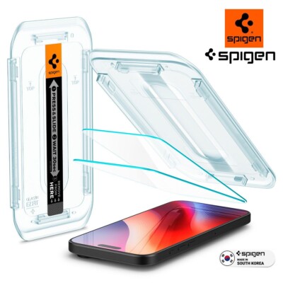 Spigen 2x Displayschutz für iPhone 17 / 16 Pro Max Tempered Glass Panzerfolie