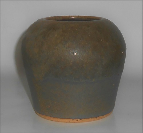Annemarie Studio Art Pottery Wheel Thrown Matte Green Vase | eBay