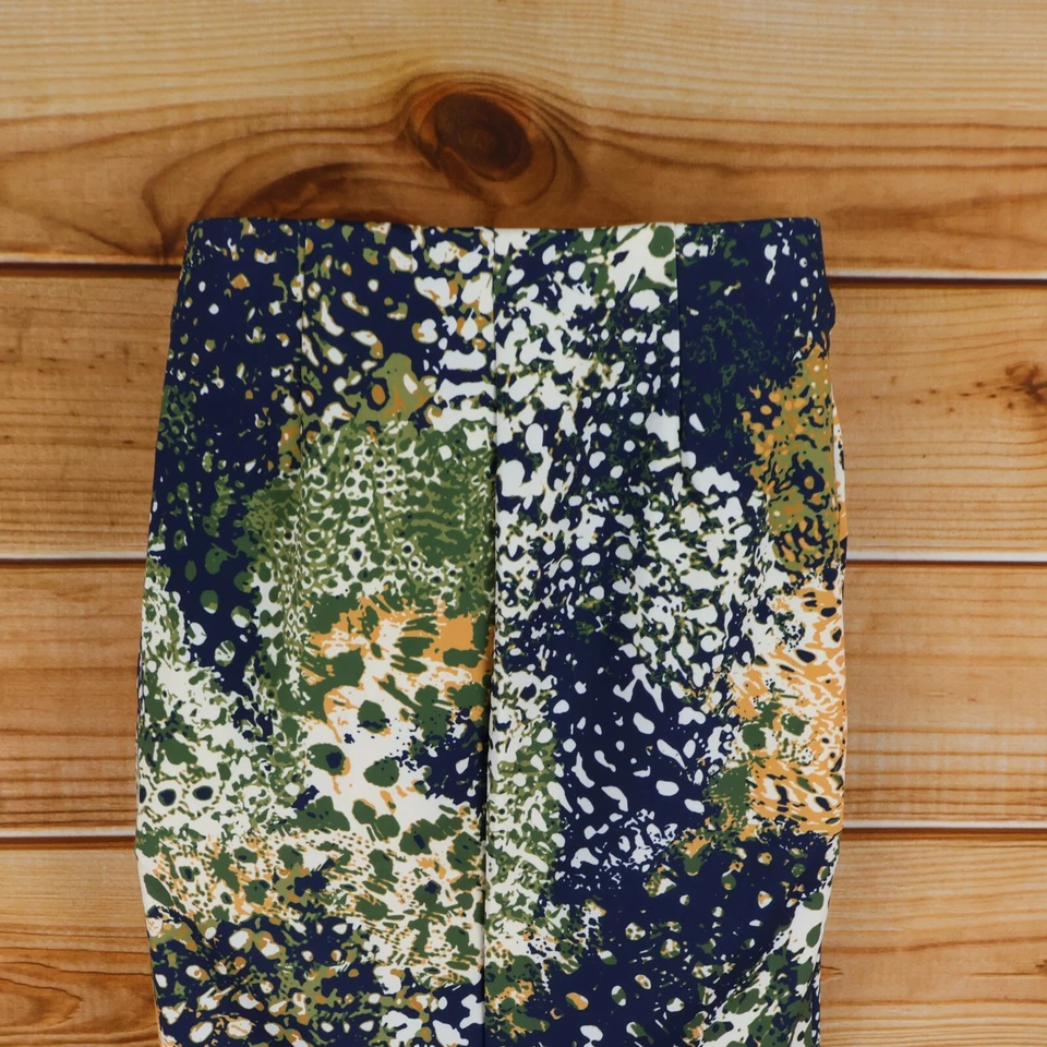 ECI Нью-Йорк Midi карандаш юбка женщин размер S многоцветный геометрический эластичной карьера - Изображение 4 из 4