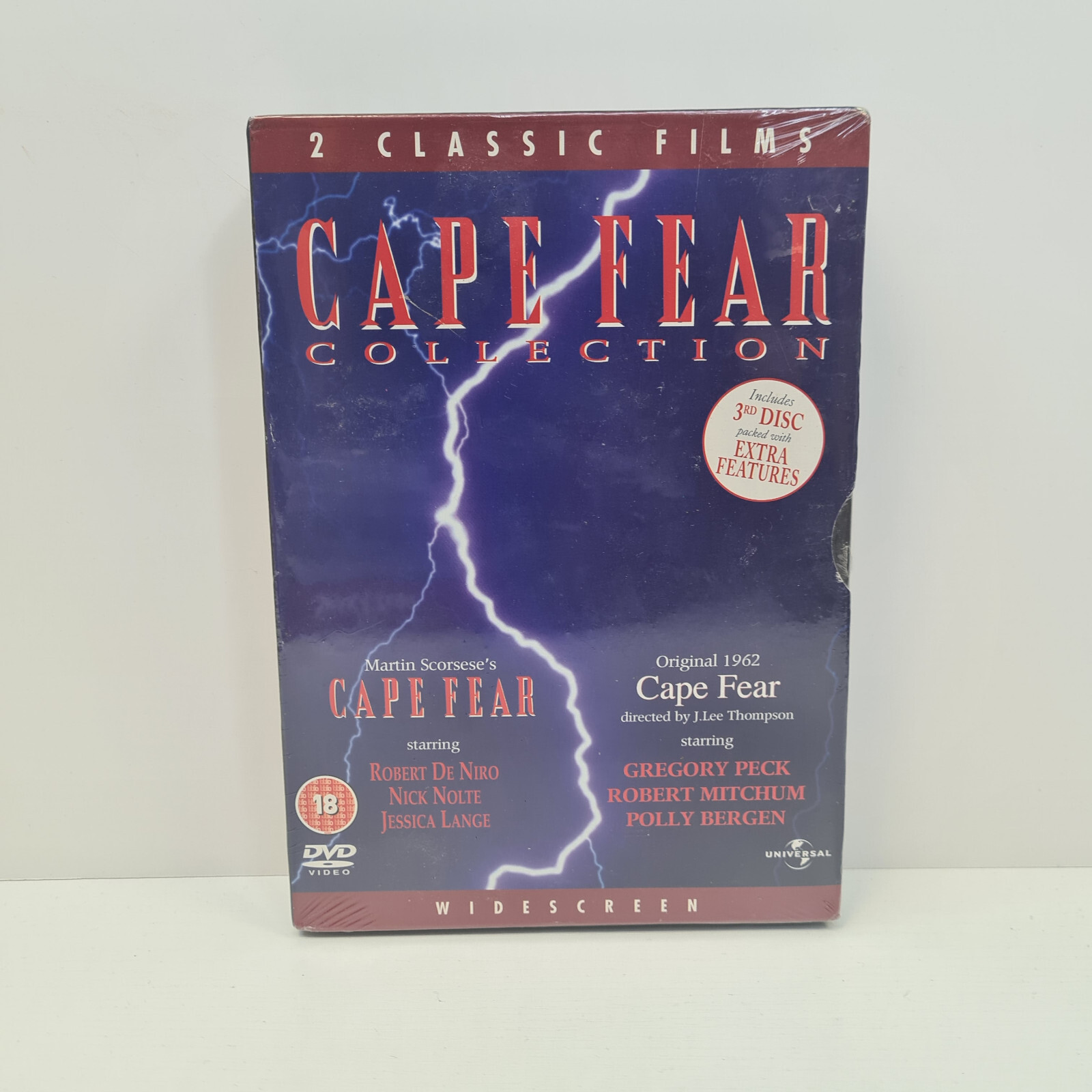 Cape Fear 1962 Cape Fear 1991 DVD Boxset New Sealed UK Region 2