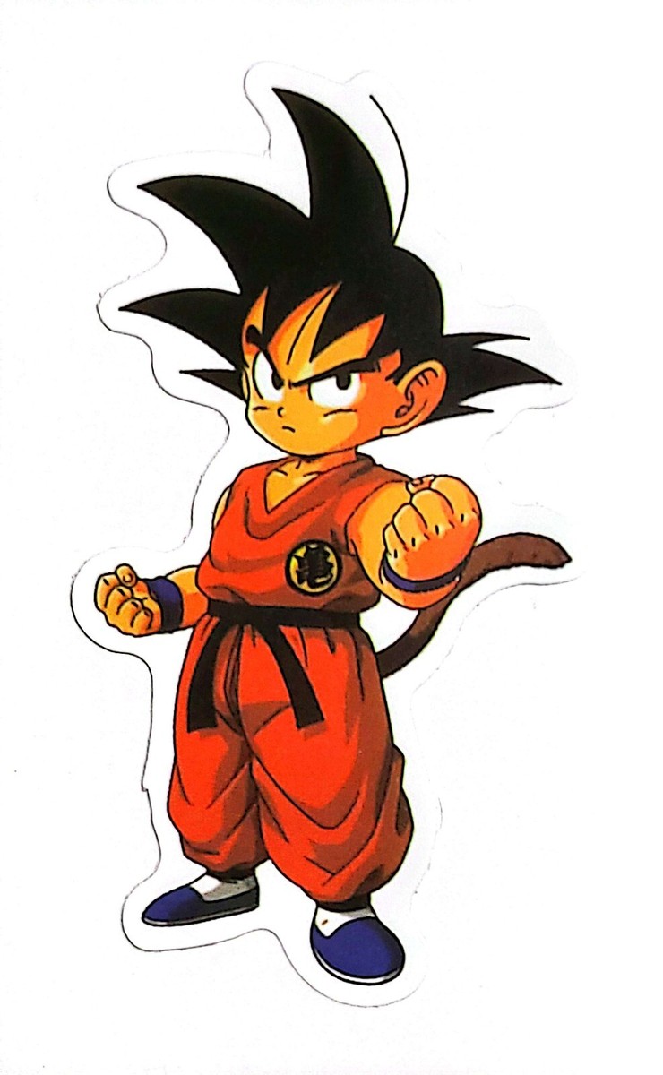 Dragon Ball Z Son Goku Anime Manga Water Resistant Sticker | eBay