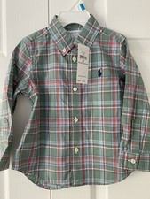 Ralph Lauren Boys shirt size 24m 33.5-35.5  , 28-30lbs MSRP 35