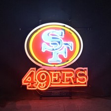 Football Team Glass Neon Signs Bar Party Artwork Visual Wall 17