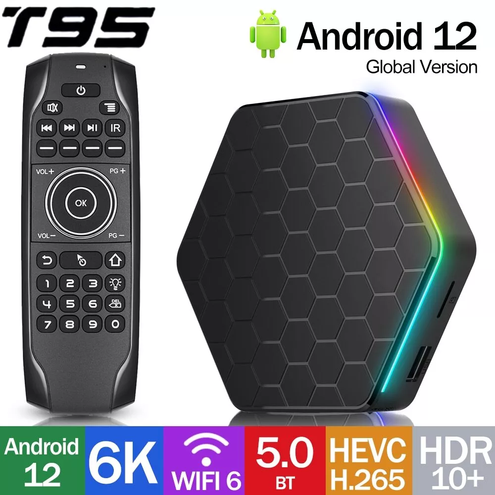 NEW T95z Plus TV Box Android 12 Smart Android TV BOX Allwinner