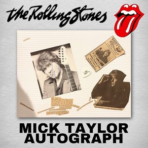 Mick Taylor Autograph en vente | eBay