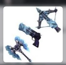 Roblox Murder Mystery 2 MM2 Premium Ice Set Ancient Godly Knifes and Guns