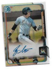 2015 BOWMAN CHROME BASEBALL CASEY SOLTIS BCAP-CS PROSPECT REFRACTOR AUTO #/499