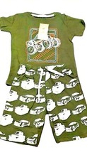 Boy kids T-shirt Printed Tops  Shorts Outfits- Set Short Sleeve 2 Pcs
