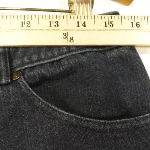Ellen Tracy Jeans Womens Size 12 Designer Straight Leg 5 Pocket Denim Ladies — 第 3/4 张图片
