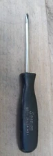 SNAP-ON TOOLS No. 1 PHILLIPS TIP SCREWDRIVER BLACK HARD HANDLE USA SSDP31