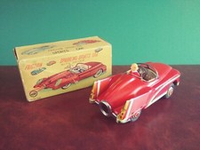 Extremely Rare Linemar Tin Friction Sparkling Buick LeSabre Tinplate w/ Or. Box