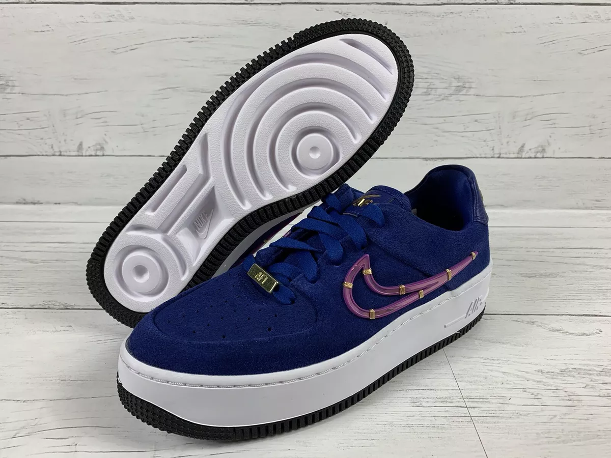 Nike Air Force 1 Sage Low LX Dp Royal White Women s Sz 7 CI3482