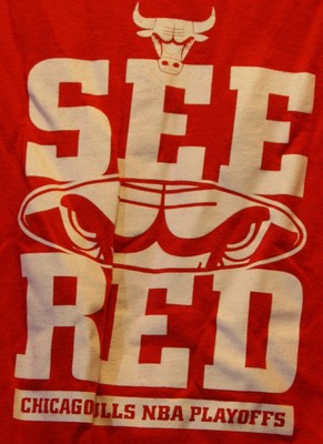 chicago bulls see red t shirt