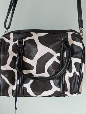 CAVALLI  AUTHENTIC ZEBRA PATTERN BAG SIZE 25X19X15 CM NEW WITH TAG
