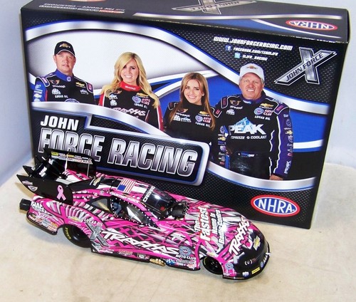 1:24 2015 ACTION NHRA CHEVY FUNNY CAR TRAXXAS PINK JFR COURTNEY FORCE 1/709 #143 - Picture 3 of 8
