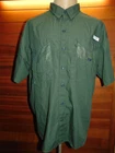 Kith x Columbia PFG Men’s XL Fishing Shirt Short Sleeve Button Up Green