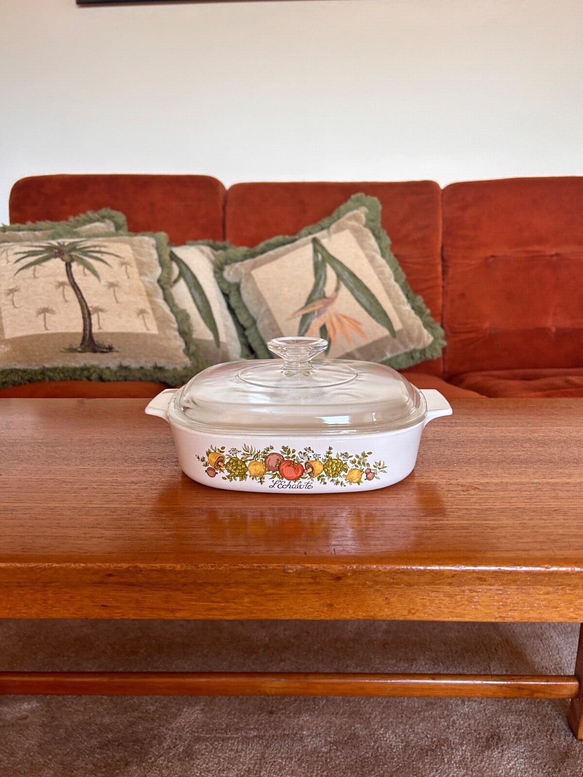 Collectable Rare Vintage Corningware Casserole Dish Spice of Life Excellent Cond eBay