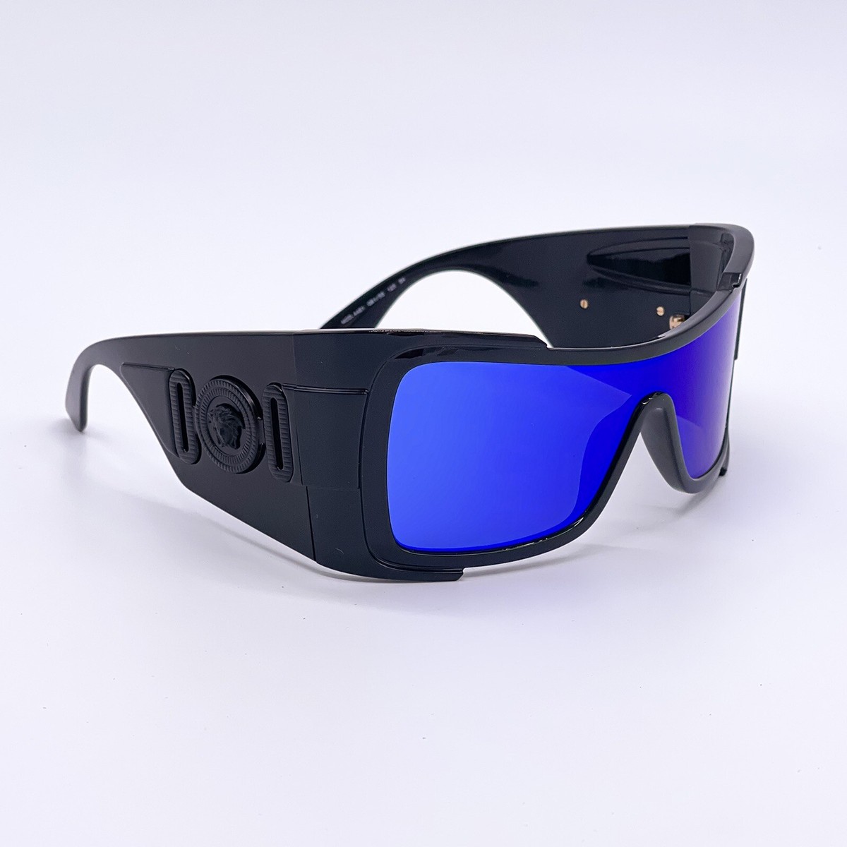 NEW MAXI MEDUSA BIGGIE SHIELD SUNGLASSES VERSACE VE4451 GB1  display picture 3