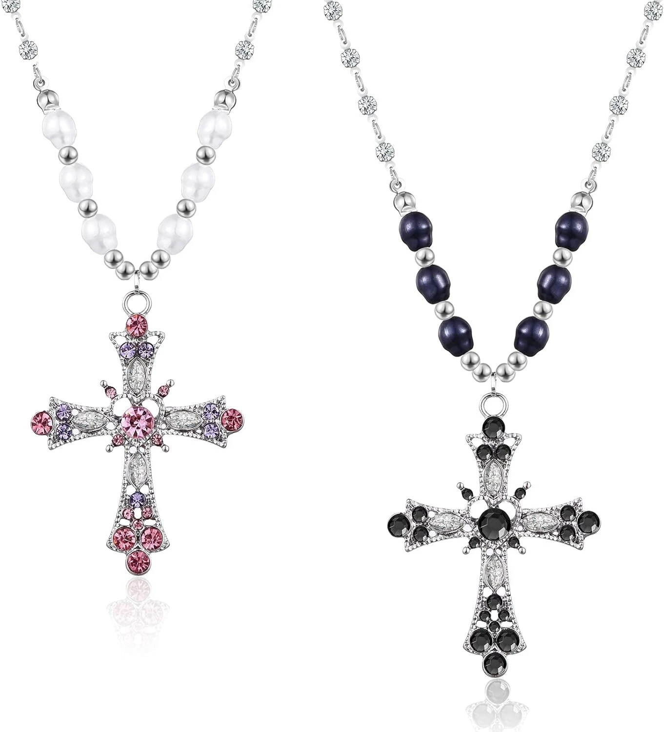 Collares de moda Rhinestone de la perla