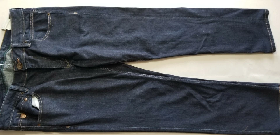 Jean de mezclilla GARCIA Russo calce recto elástico mezcla de algodón para hombre - 34x32 azul oscuro Foto 3 de 4