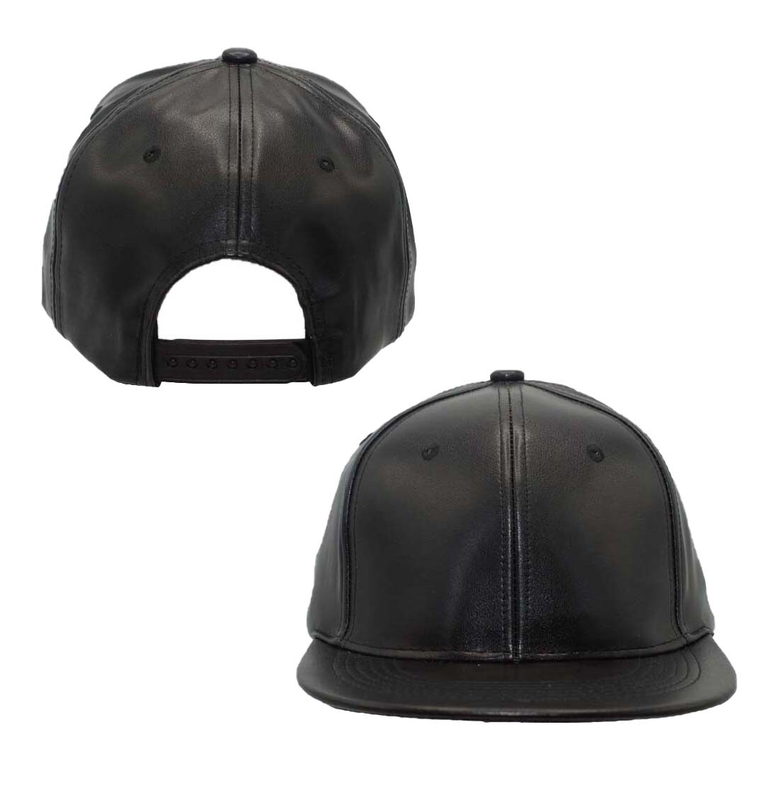 Baseball Cap Trucker Mesh Solid Plain Flat Brim Unisex Hip