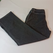 Faded Glory Stretch FG17271B Bootcut Women's Black Denim Jeans Size 18 37 30.5