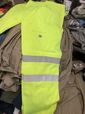 hi vis pants. Dickies. reg 39.95. closeout 19.95 sizes 34-36-38 available