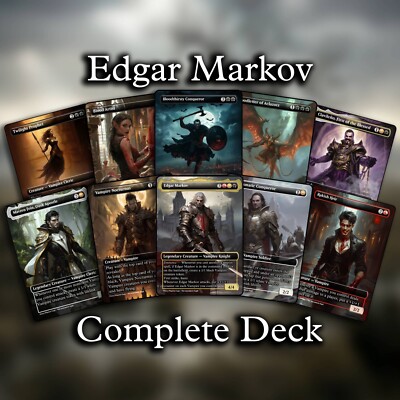 Edgar Markov Complete Alternate Art Deck 108 Cards - for Casual/Commander