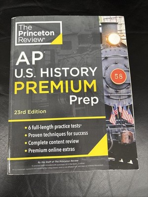 Princeton Review AP US History Premium Prep 23rd Edition by Princeton Review