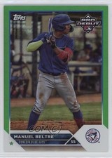 2023 Topps Pro Debut Green Foil 80/99 Manuel Beltre #PD-183 6k2