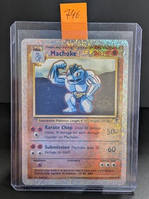 Pokemon Karte TCG Machoke  51/110 Reverse Holo Legendary Collection 2002