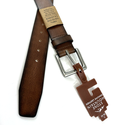 Stone Mountain Genuine Top Grain Leather Belt Men's Size L 38-40