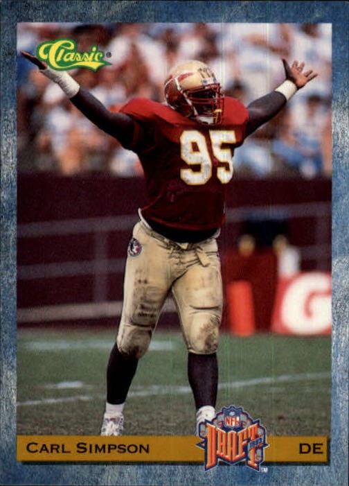 1993 Classic #96 Carl Simpson - FB