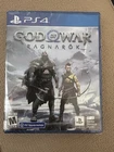 God of War Ragnarök Sony PlayStation 4 2022 Video Game Disk Case Booklet