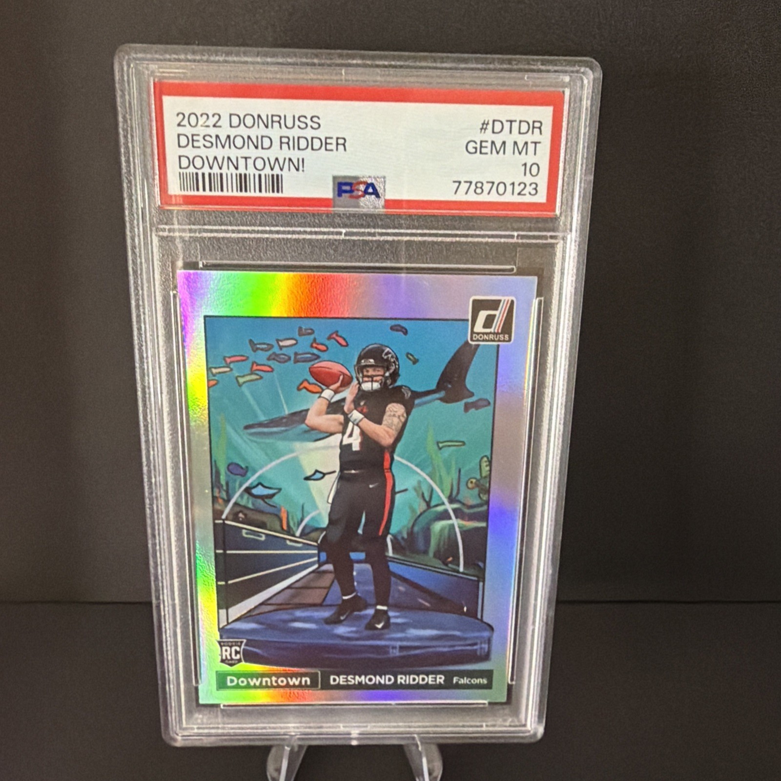Desmond Ridder Panini Donruss Downtown #DTDR Base